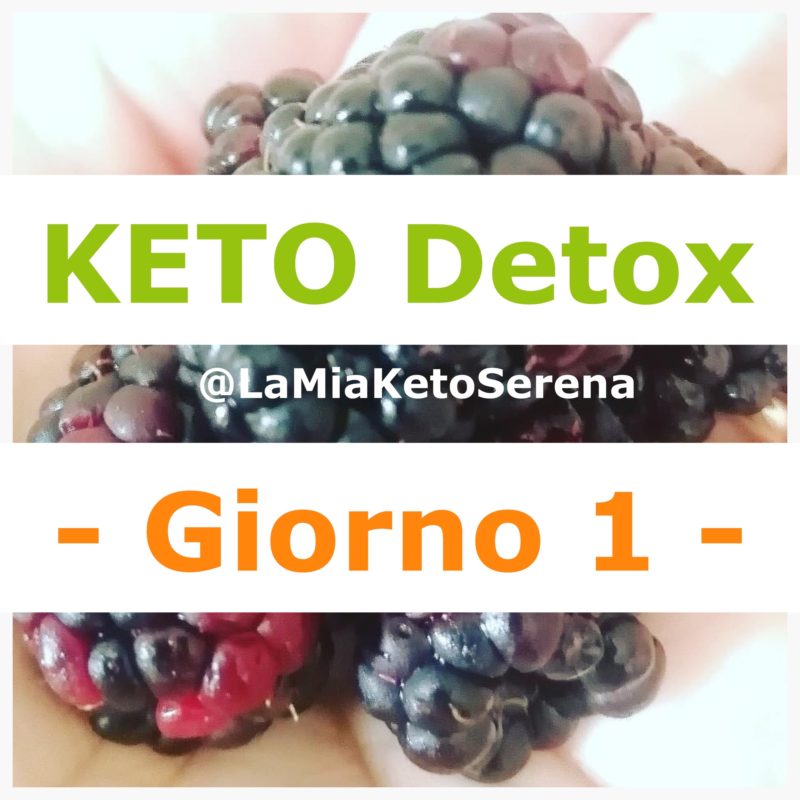 Keto Detox (menù giorno 1)